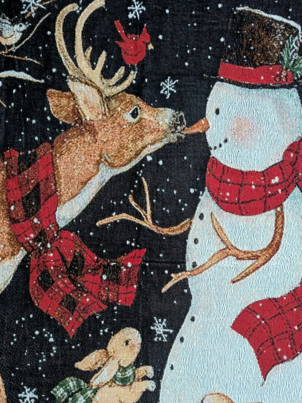 Susan Winget Christmas Woven Throw Blanket 50x60